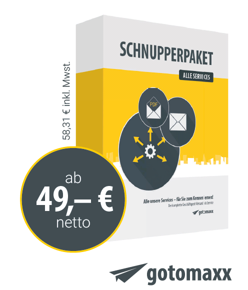 gotomaxx Schnupperpaket